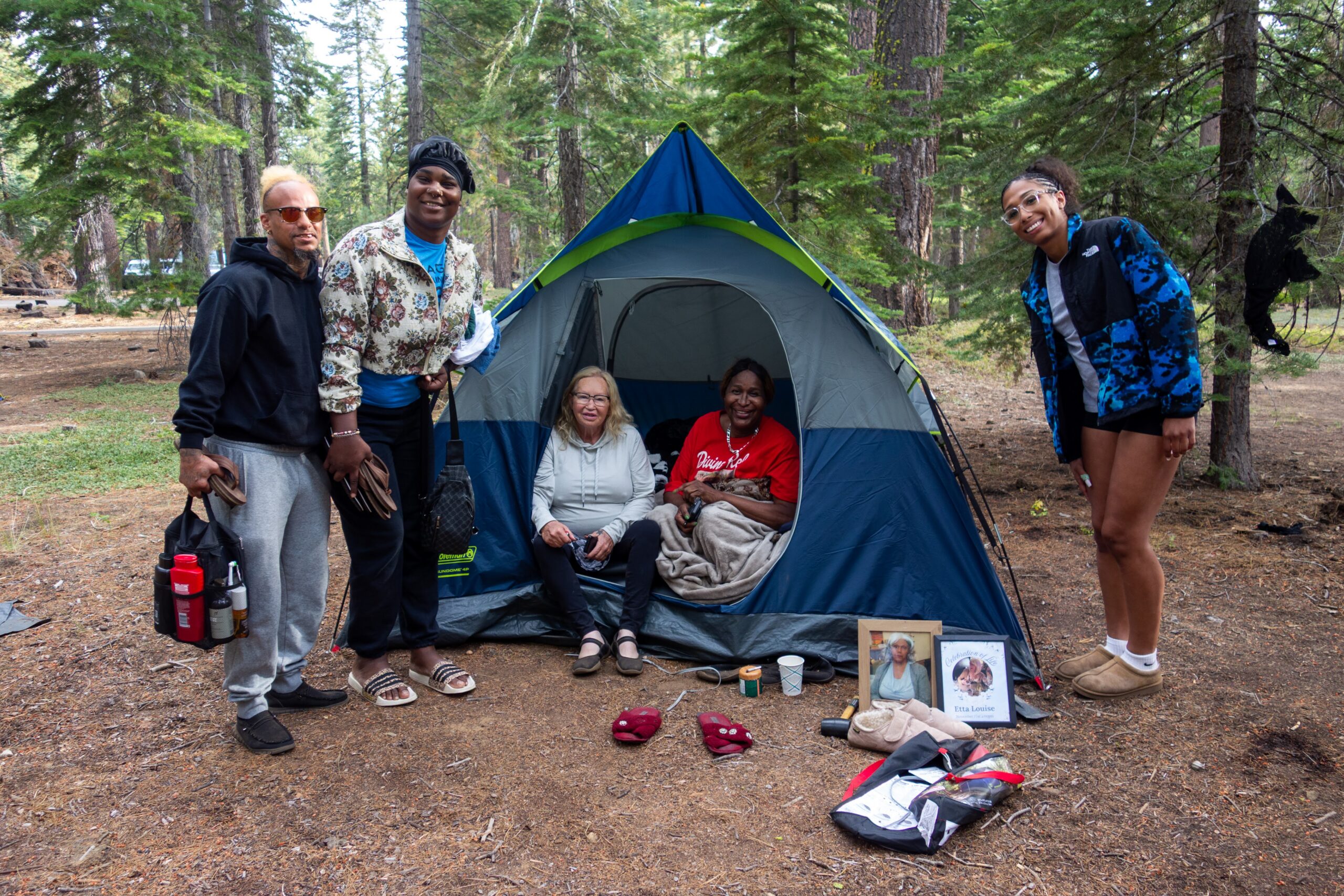 tent setup